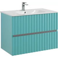 База под раковину Art&Max Еlegant AM-ELEGANT-800-2C-SO-MM-LED Светло-зеленый матовый