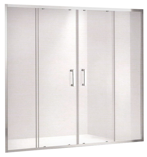 Раздвижная шторка на ванну Gemy Victoria S30193D