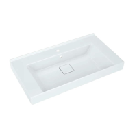 Накладная раковина Aqwella Грэмми 80 4610119205225 белый