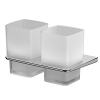 Двойной стеклянный стакан с настенным держателем Am.Pm Inspire 2.0 A50A343400