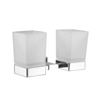 Стакан для ванной комнаты двойной Belz  B90208, хром