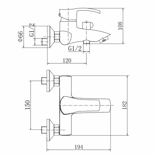 Смеситель для ванны FASHUN  A3070