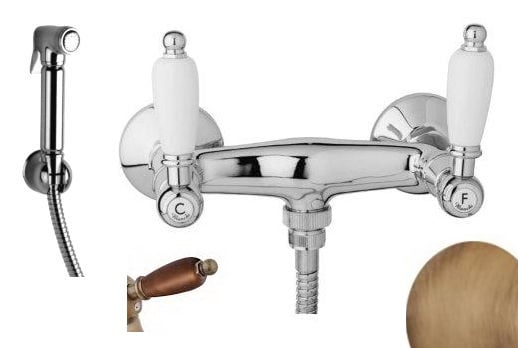 Смеситель Для Душа Cezares FIRST FIRST-DIF-02-Nc бронза Смеситель Для Душа Cezares FIRST FIRST-DIF-02-Nc бронза