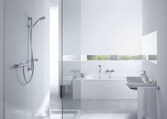 Душевой гарнитур с мыльницей Hansgrohe Croma 100 Vario/Unica C 4jet 27771000 хром