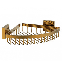 Полка для ванной угловая WONZON & WOGHAND POLO, темное золото WW-8944-DG