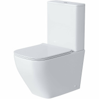 Унитаз напольный безободковый Grossman Style GR-4453S с сиденьем микролифт