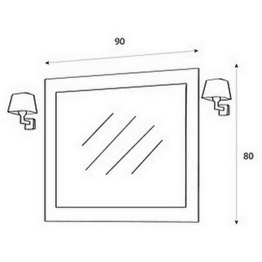 Зеркало Cezares Capri New Classico CP105/02.05 CP105/02.05