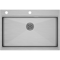 Кухонная мойка Paulmark  Vast-PRO PM707551-BS брашированная нерж. сталь