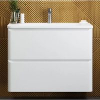 Тумба без раковины Art&Max Sanremo AM-Sanremo-800-2C-SO-BL белый глянец