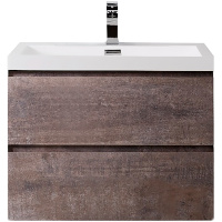 База под раковину подвесная BelBagno LUCE-600-2C-SO-PT Stone