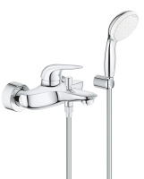 Смеситель однорычажный для ванны с душевым набором Grohe Eurostyle New 23729 003 (23729003) хром