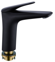 Смеситель для раковины,черный RUSH Nevis NE1735-12black