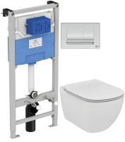 Комплект инсталляция + унитаз Ideal Standard Tesi T387201