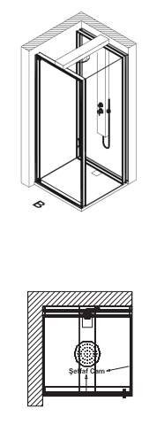 Душевой уголок Vitra Zest (90х90) 56930023000