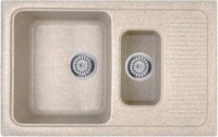 Кухонная мойка Whinstone ￼￼￼Лаура (C09) бежевый41260 