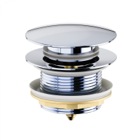 Донный клапан для ванны  WONZON & WOGHAND, хром WW-SS105-CR