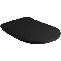Крышка-сиденье для унитаза Kerasan Nolita 539131 Slim микролифт, черный матовый