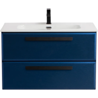 Тумба под раковину Cezares ECO-CER-N-800-2C-SO-SPF-P Sapfiro без ручек
