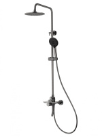 Душевая система WONZON & WOGHAND CLICK, темный графит WW-N3S962-BGG