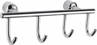 Вешалка с 4 крючками для ванной WONZON & WOGHAND, хром WW-9382-4