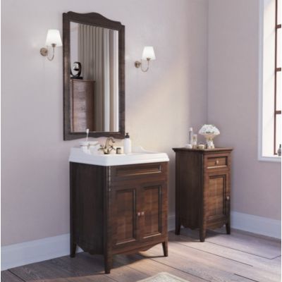 Тумба с раковиной орех 73 см Tiffany World Veronica Nuova VER2073-N+AR834BI*1 комплект