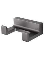 Двойной крючок для ванной WONZON & WOGHAND ECLIPSE, темный графит WW-9125-GM