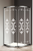 Душевой уголок (80х80) CEZARES GIUBILEO GIUBILEO-R-2-80-SCORREVOLE-CP-Cr