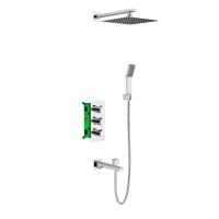 Душевая система Timo Petruma 3-х режимная, с термостатом SX-5149/00SM chrome