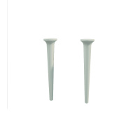 Комплект ножек для тумбы и пенала Cezares Idra 40443 43 см, Bianco Opaco