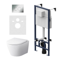 Комплект унитаза с инсталляцией Am.Pm Sense IS70151.741701