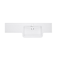 Раковина Aquaton Hotel B 129 правая белая 1A709931PI01P
