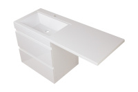 Тумба под стиральную машину подвесная Style Line Даллас СС-00000600 белый