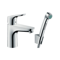 Смеситель для раковины с донным клапаном Push-Open Hansgrohe Focus 31927000 хром