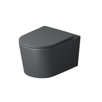 Унитаз подвесной безободковый Grossman  GR-4499GMSQ с сиденьем микролифт