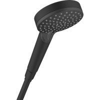 Душевая лейка Hansgrohe Vernis Blend 100 2jet Vario EcoSmart 26340670, черный матовый Душевая лейка Hansgrohe Vernis Blend 100 2jet Vario EcoSmart 26340670, черный матовый