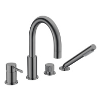 Смеситель для ванны Boheme Uno 460-SGM