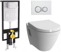 Унитаз с инсталляцией и сиденьем VITRA S50 9003B003-7200