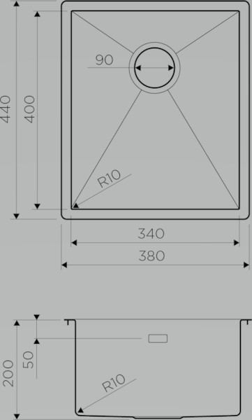 Мойка для кухни Omoikiri Taki 38-U/IF LG 4973092