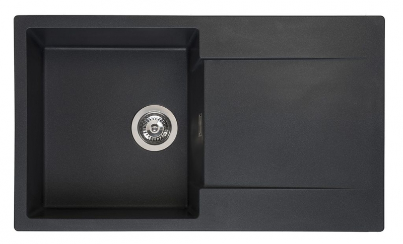 Мойка Reginox Amsterdam 10 (860х500) R реверсивная 44336 Black Silvery