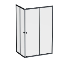 Душевой уголок (120х80) Am.Pm Sunny W87G-403-12080-BT черный матовый
