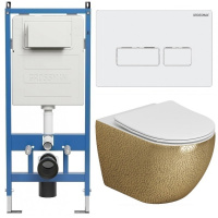 Комплект унитаза с инсталляцией Grossman Pragma 97.4411GWLS.03.000 с клавишей смыва