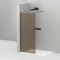 Душевая перегородка 80 см CEZARES LIBERTA LIBERTA-L-1-80-120-BR-NERO