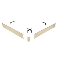 Экран для душевого поддона 80 см RGW N/ST-01 Be 50231588-03