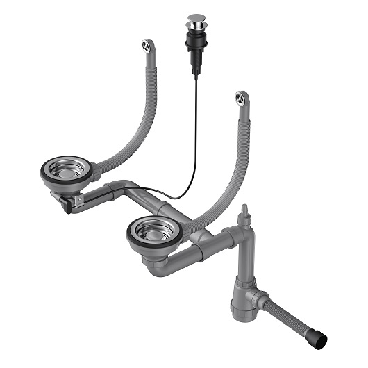 Сифон для мойки Omoikiri WK-2-R-IN-A 4956506