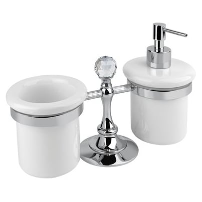 Стакан и диспенсер настольные Cezares OLIMP-TDT-01-Sw Стакан и диспенсер настольные Cezares OLIMP-TDT-01-Sw