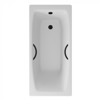 Ванна чугунная (170х70) Delice Repos DLR220508RB с отверстиями под ручки Ванна чугунная (170х70) Delice Repos DLR220508RB с отверстиями под ручки