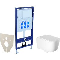 Комплект унитаза с инсталляцией  SET AQUATEK ЛУГАНО