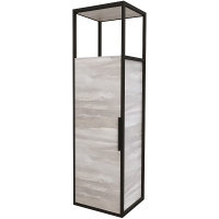 Пенал подвесной Grossman ЛОФТ 304002 шанико/металл черный