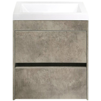 База под раковину напольная Art&max Family-400-2C-SO-CV Cemento Veneto