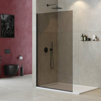 Душевая перегородка 120 см CEZARES LIBERTA LIBERTA-L-1-TB-120-BR-NERO